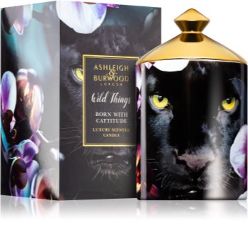 Ashleigh & Burwood London Wild Things Born With Cattitude vonná svíčka 320 g