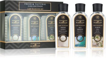 Ashleigh & Burwood London Lamp Fragrance Fresh & Natural ajándékszett II. Fresh Lilen, Sea Breeze, White Tea