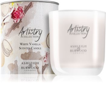 Ashleigh & Burwood London Artistry Collection White Vanilla Scented Candle 200 g