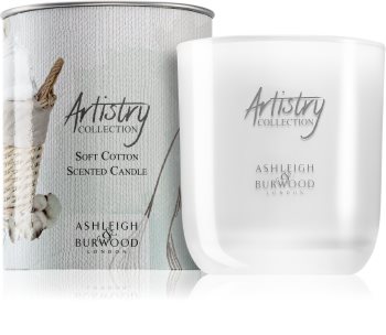 Ashleigh & Burwood London Artistry Collection Soft Cotton bougie parfumée 200 g