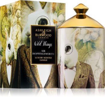 Ashleigh & Burwood London Wild Things Sir Hoppingsworth geurkaars (Cognac & Leather) 320 gr