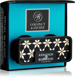 Ashleigh & Burwood London Car Coconut & Lychee Car Air Freshener Clip