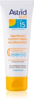 Astrid Sun zmatňujúci opaľovací krém na tvár SPF 15