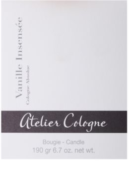 Atelier Cologne Vanille Insensee vonná sviečka 190 g