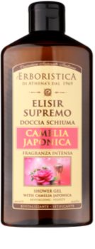 Athena's l'Erboristica Elixir Supreme parfümiertes Duschgel mit dem Duft japanischer Kamelien