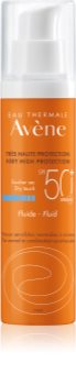 Avène Sun Sensitive Sunscreen Fluid for Normal to Combination Skin SPF 50+