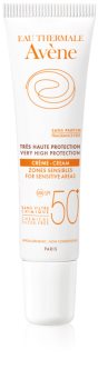 Avène Sun Minéral προστατευτική κρέμα για ευαίσθητα σημεία χωρίς χημικά φίλτρα και αρώματα SPF 50+