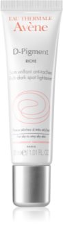 Avène D-Pigment aclarador de manchas escuras para pele seca a muito seca