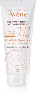 Avène Sun Minéral Protective Lotion Free of Chemical Filters and Fragrance SPF 50+