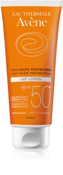 Avène Sun Sensitive leite bronzeador SPF 50+