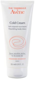 Avène Cold Cream leite corporal nutritivo para pele seca a muito seca