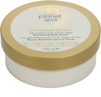 Avon Planet Spa Caribbean Escape Creme corporal com extratos de pérolas e algas para uma pele radiante