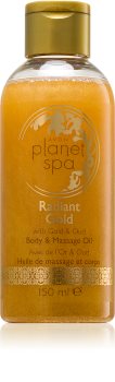 Avon Planet Spa Radiant Gold aufhellendes Körper - und Massageöl mit Glitzerpartikeln