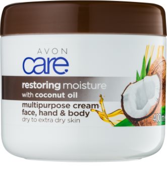Avon Care creme hidratante de rosto e corpo com óleo de coco