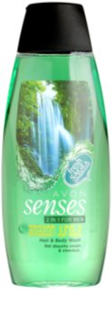 Avon Senses Amazon Jungle šampón a sprchový gél 2 v 1 pre mužov
