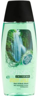 Avon Senses Amazon Jungle champú y gel de ducha 2 en 1 para hombre