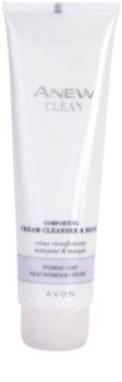 Avon Anew Clean zklidňující krémový čisticí gel a maska pro normální a suchou pleť
