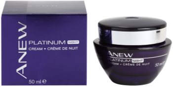 Avon Anew Platinum Nachtcreme gegen tiefe Falten