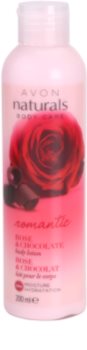Avon Naturals Body Körpermilch mit Rosen und Schokolade
