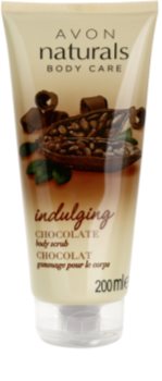 Avon Naturals Body testpeeling csokoládéval