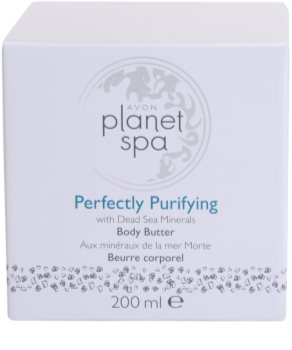 Avon Planet Spa Perfectly Purifying creme corporal com minerais do Mar Morto