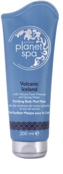 Avon Planet Spa Volcanic Iceland reinigende Schlamm-Maske für den Körper mit Vulkan-Mineralien und Quellwasser