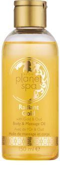 Avon Planet Spa Radiant Gold óleo de massagem iluminador e brilhante
