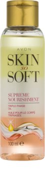 Avon Skin So Soft huile corporelle nourrissante tri-phasée