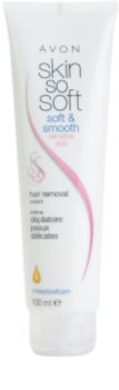 Avon Skin So Soft Smooth Enthaarungscreme für empfindliche Oberhaut