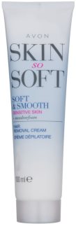 Avon Skin So Soft Smooth krema za depilaciju tijela za osjetljivu kožu