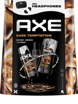 axe dark temptation woda po goleniu 150 ml   zestaw 