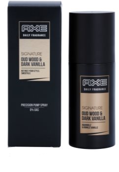 Axe Signature Oud Wood and Dark Vanilla Bodyspray voor Mannen 100 ml