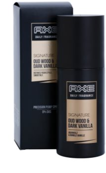 Axe Signature Oud Wood and Dark Vanilla Σπρεϊ σώματος για άνδρες 100 μλ