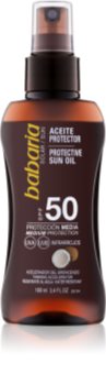 Babaria Sun Protective αντηλιακό λάδι σε σπρέι SPF 50
