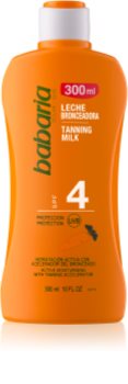 Babaria Sun Bronceadora feutigkeitsspendende Milch zur Unterstützung der Bräune