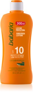 Babaria Sun Protective αδιάβροχο αντηλιακό γάλα SPF 10