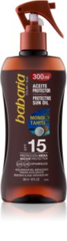 Babaria Sun Protective αντηλιακό λάδι σε σπρέι SPF 15