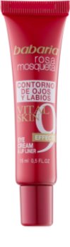 Babaria Rosa Mosqueta Augen- und Lippenpartien-Creme mit 9 Effekten