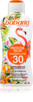 Babaria Tropical Sun latte abbronzante protettivo SPF 30