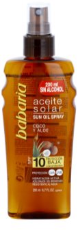 Babaria Sun Aceite Solar Sonnenöl SPF 10