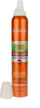 Babaria Ginseng піна для волосся екстра сильної фіксації