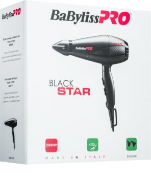 BaByliss PRO Black Star sušilec za lase