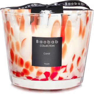 Baobab Coral Pearls Scented Candle 10 cm