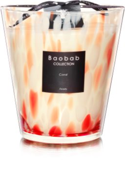 Baobab Coral Pearls Scented Candle 16 cm