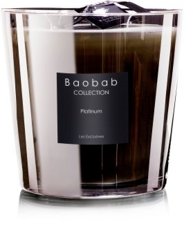 Baobab Les Exclusives Platinum bougie parfumée 6,5 cm