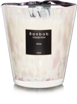 Baobab White Pearls bougie parfumée 16 cm