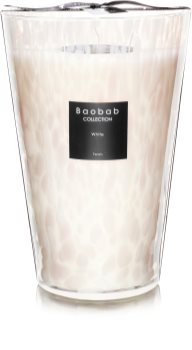 Baobab White Pearls Duftkerze 35 cm