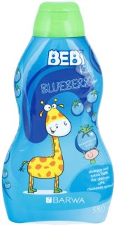 Barwa Bebi Kids Blueberry Shampoo und Badeschaum 2 in 1