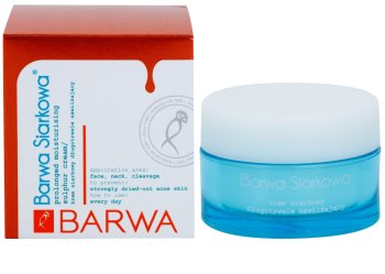Barwa Sulphur krema s dugotrajnim hidratantnim učinkom za masno lice sklono aknama