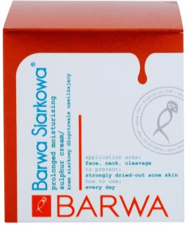 Barwa Sulphur krema s dugotrajnim hidratantnim učinkom za masno lice sklono aknama